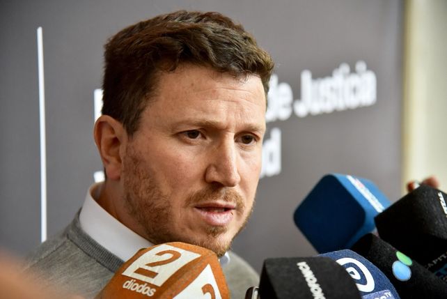 Federico Angelini debutó en Seguridad en Santa Fe.