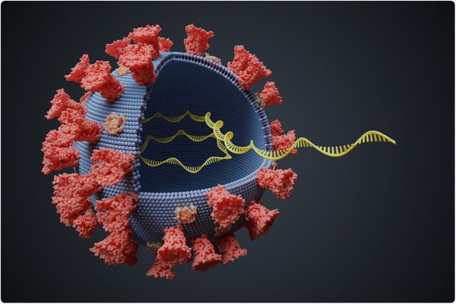 Imagen ilustrativa del coronavirus Sars-Cov-2 y sus promientes espigas.