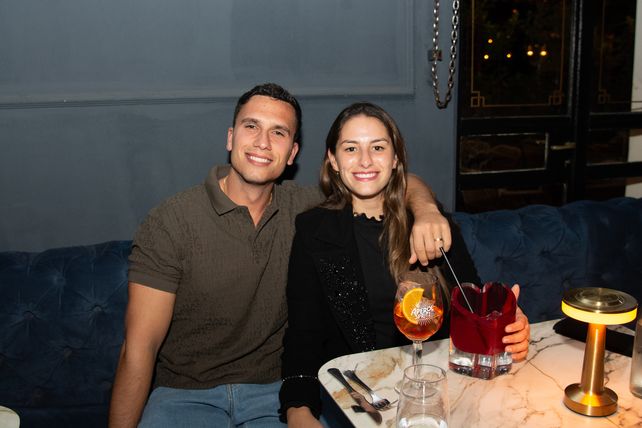 Luciano Vecchio y Aines Galarza &nbsp;