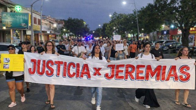 Marcha por pedido de justicia por el crimen de Jeremías Monzón