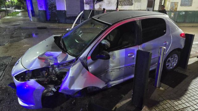 El choque ocurrió en la esquina de Vértiz y Salcedo e Ingeniero Thedy.