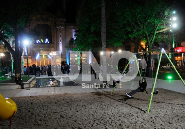 Acto. Fue encabezado por el intendente José Corral y parte de su gabinete.