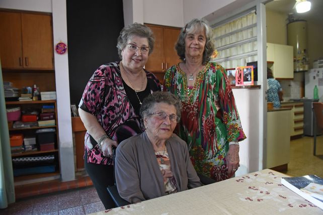 En familia. Delia