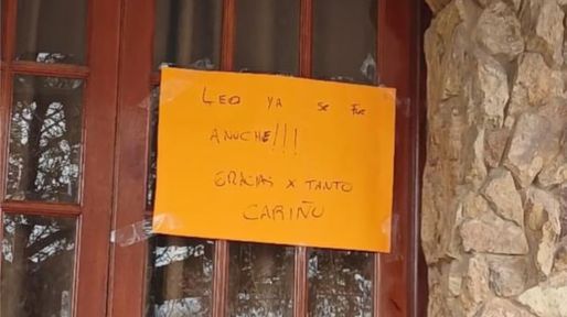 El emotivo cartel en la casa de Scaloni que anunció su despedida de Pujato