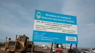 Ruta 19: empiezan a construir la autopista del lado cordobés