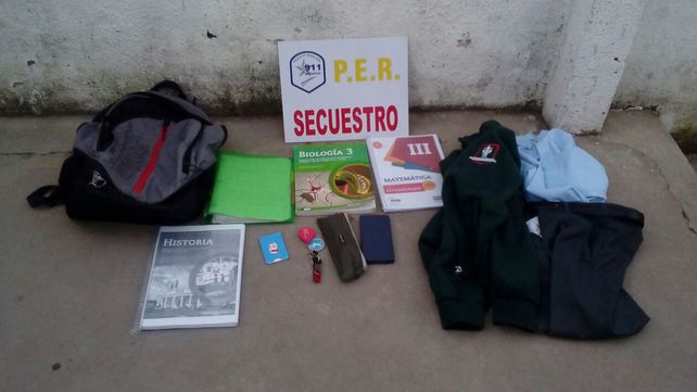 No pudo estudiar. A la víctima le robaron los útiles