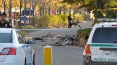Las bicicletas destruidas, de las imágenes más fuertes del video. Las bicicletas destruidas, de las imágenes más fuertes del video.