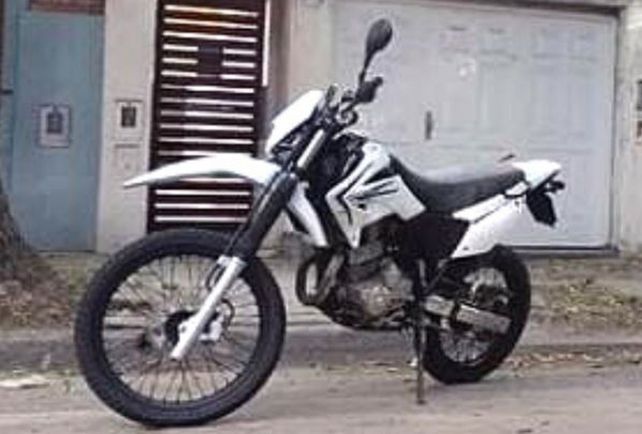 La moto que le robaron a Luciano Muscio en la autopista