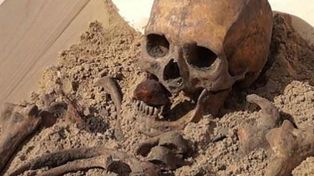 Exhiben los restos de un vampiro que al morir fue enterrado de una manera muy particular