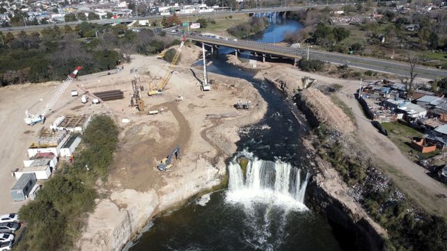 Cascada del Saladillo: arrancó la obra definitiva que frenará la erosión del arroyo
