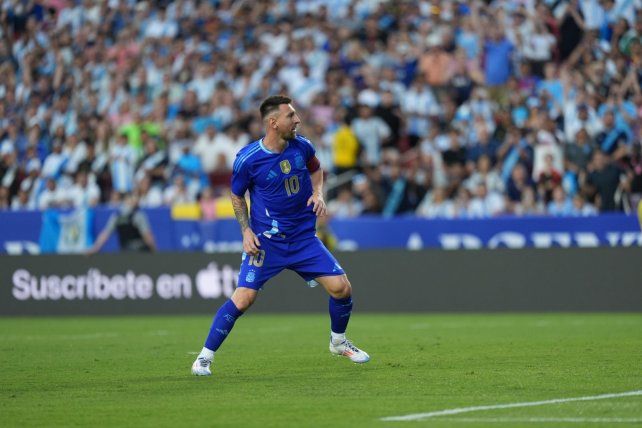 Messi marcó para Argentina en dos oportunidades.