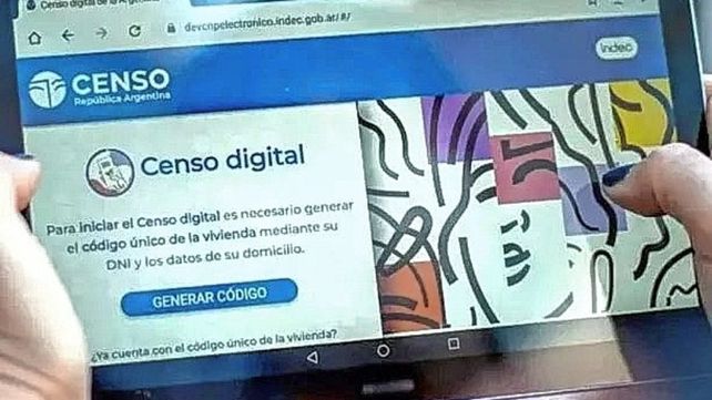Censo 2022: un 43% de la población completó el formulario digital