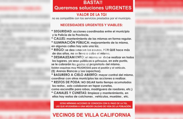 Vecinos de Villa California saldrán a la Ruta 1 a manifestar su malestar con la falta de respuestas del municipio de Rincón.