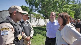 Patricia Bullrich: Junto a la Ciudad y la Provincia trabajamos para que la gente viva tranquila