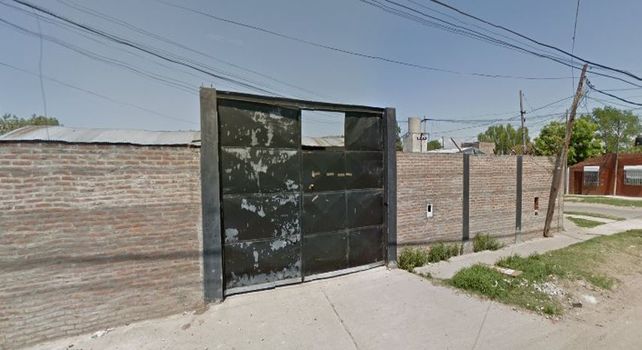 El galpón allanado está ubicado en pasaje 512 y el pasaje 509