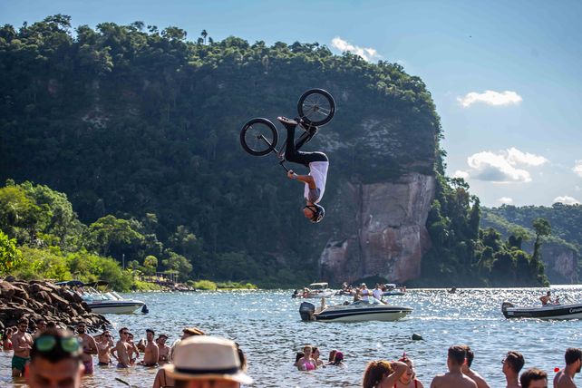 Bici al agua con clase.&nbsp;
