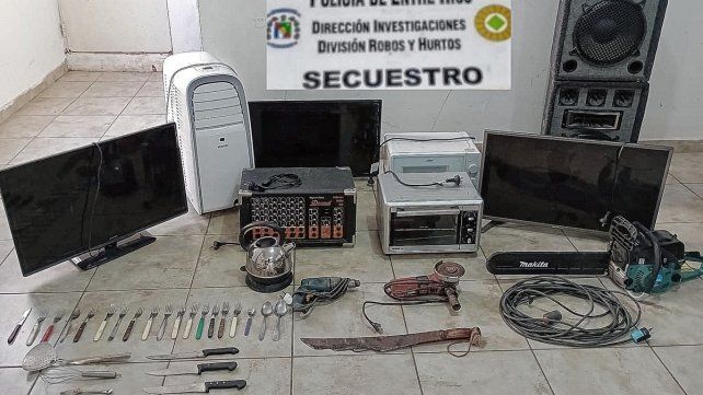 Investigaron robos en ciudades costeras y hallaron elementos