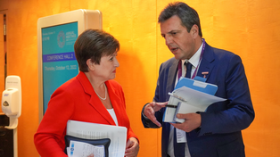 Contacto. El ministro Sergio Messa se reunirá el miércoles con la jefa del Fondo, Kristalina Georgieva.