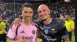 Cocoliso González junto a Luis Suárez, delantero de Inter Miami. Cocoliso González junto a Luis Suárez, delantero de Inter Miami.