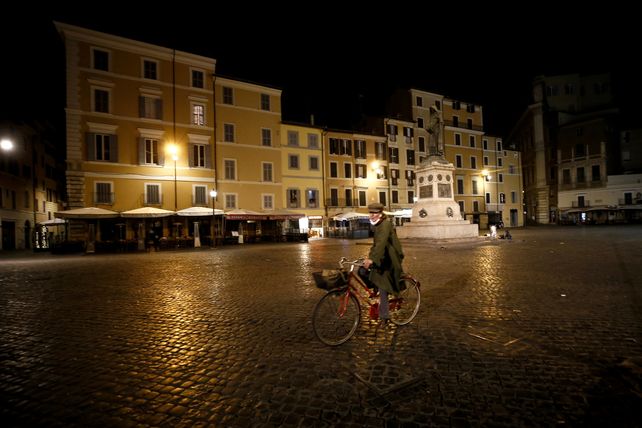 La zona de Campo dei Fiori en Roma