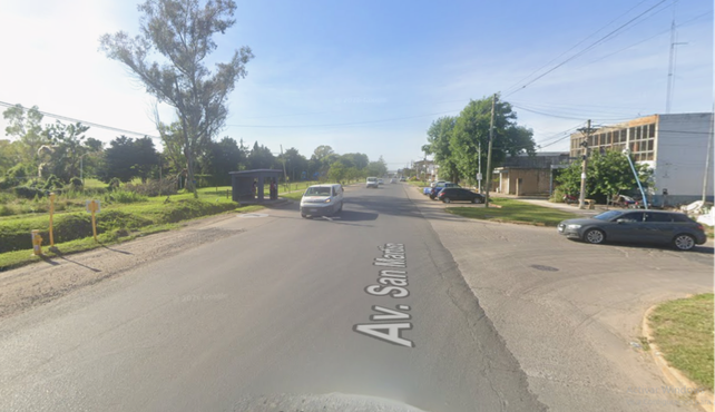 Choque de motos en Fray Luis Beltrán. Fue anoche en San Martín y General Paz