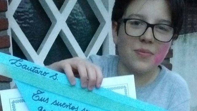 En el día de su cumpleaños, Lautaro consiguió un corazón