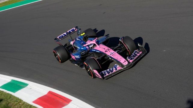 Franco Colapinto debió lidiar en Monza con la falta de potencia del motor del Alpine