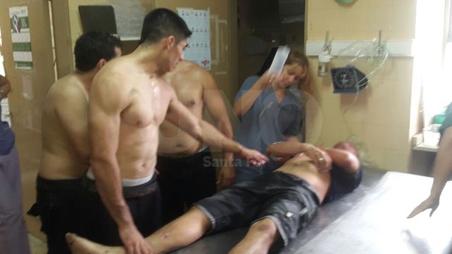 Un muchacho se tiró a las aguas del río Salado y fue rescatado por la policía