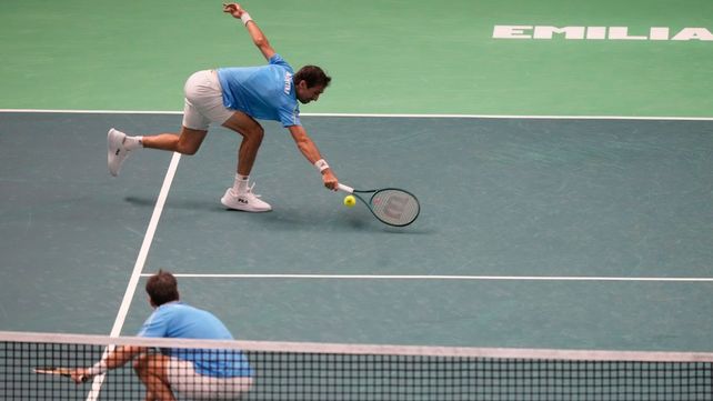 La dupla Molteni-Zeballos dio todo para ganar y tuvo hasta dos match points