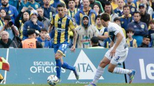 Ángel Di María tuvo una marca muy pegajosa en el partido ante Gody Cruz.