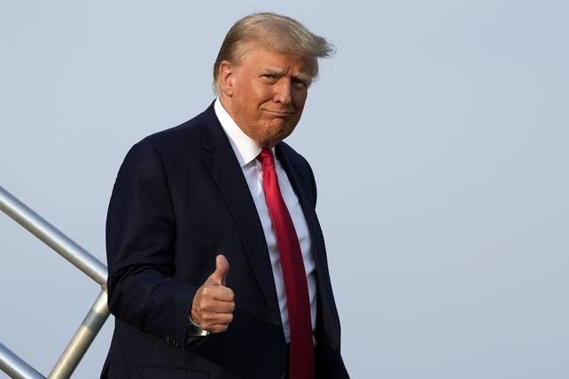 Donald Trump. El expresidente se entregó este jueves a la Policía de Georgia