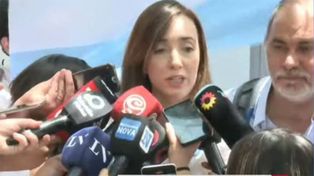 Agustín Rossi y Victoria Villarruel