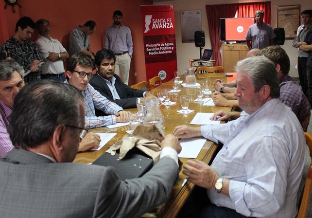 En breve. El ministro Ciancio se mostró optimista en cuanto a los tiempos de la adjudicación. Gentileza/Gobierno de la Provincia