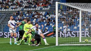 Nico González marcó en el triunfo de Fiorentina ante Sassuolo