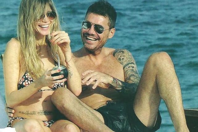 Valdés con su panza en Punta
