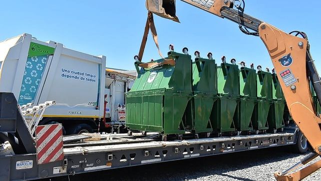 Paraná: instalan nuevos contenedores metálicos