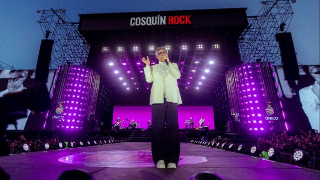 Fito Páez fue uno de los artistas más esperados en la segunda y última jornada del Cosquín Rock.&nbsp;