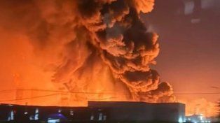Impresionantes imágenes de la explosión en Ezeiza