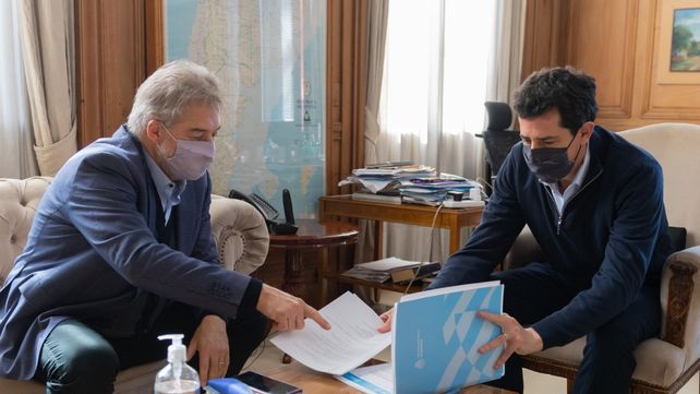 Mirabella mantuvo una reunión de trabajo con el ministro Wado de Pedro
