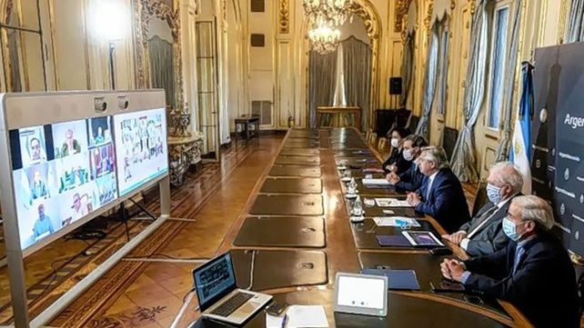Coronavirus: Alberto Fernández se reúne con gobernadores para evaluar nuevas medidas