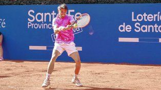 El santafesino Lautaro Corthey cayó ante el español Taberner en la qualy.