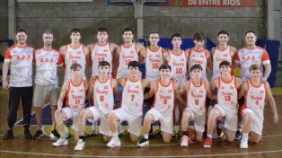 El equipo de la APB que competirá en el Campeonato Entrerriano de Selecciones U17 Masculino.