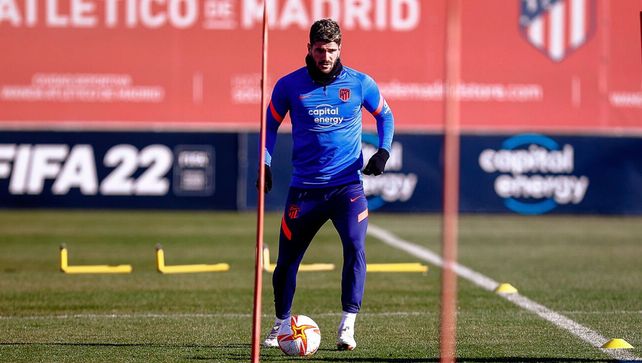 Rodrigo De Paul entrenó este miércoles ya que no fue citado por el DT Diego Simeone. (Foto: Diario Marca)