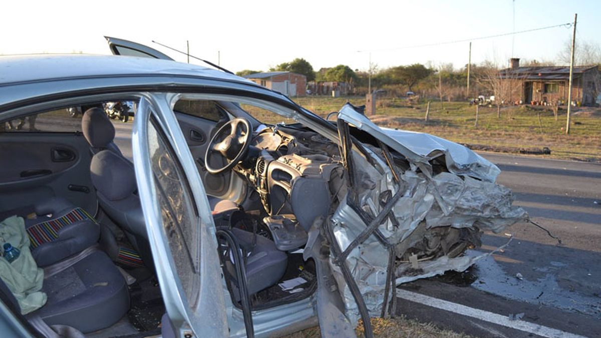 Triple choque en la ruta 39 dejó como saldo una persona gravemente herida
