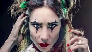 Magui Bravi lució su rostro renovado y terrorífico para sumarse a la fiesta de Halloween