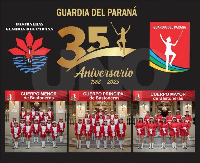Bastoneras de la Guardia del Paraná: 35 años pasión y bastones al viento