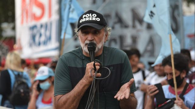 El líder del Polo Obrero, Eduardo Belliboni, advirtió que Milei busca infundir temor en sus opositores. 