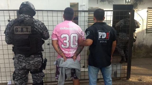 Preso. Alejandro Gastón Berlari tiene 25 años y dos familiares asesinados.
