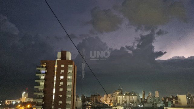 La tormenta en la ciudad de Santa fe