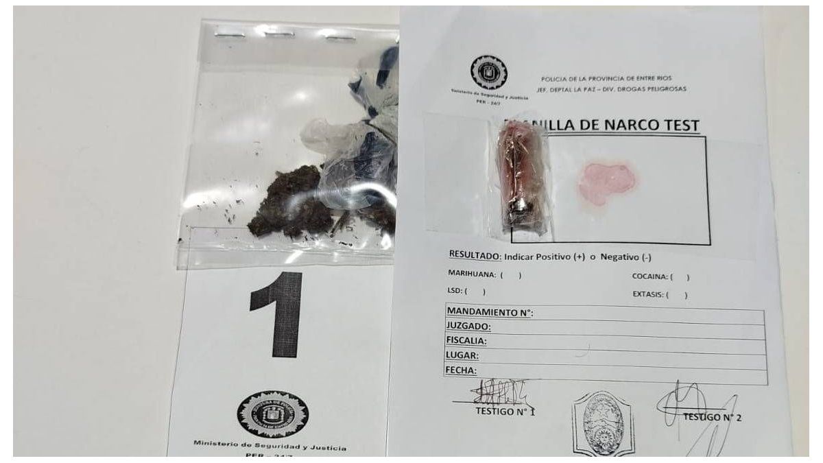 Grave: hallaron droga en una escuela secundaria de La Paz